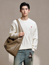 Men's Textured Jacquard Sweatshirt
